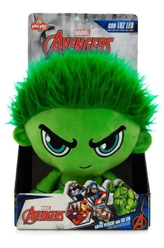 Peluche Hulk 25 Cm Con Luz -phiphi Toys-