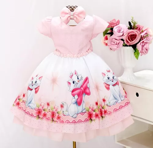 Vestido Infantil Marie Festa Princesa Baby Luxo Feminino