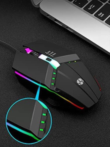 Ratón Juegos Con Cable, Ratones Ópticos Usb 800 A Dpi Y Luz