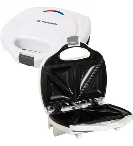 Imagen 1 de 9 de Sandwichera Eléctrica Yelmo Sw1800 Para 4 Porciones 700w