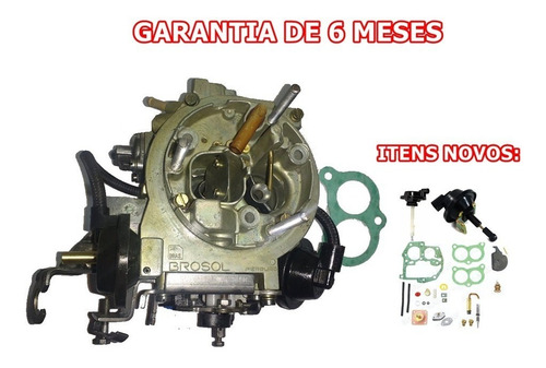 Imagem 1 de 4 de Carburador Brosol 2e Voyage Gol Parati Santana 1.8 Gasolina
