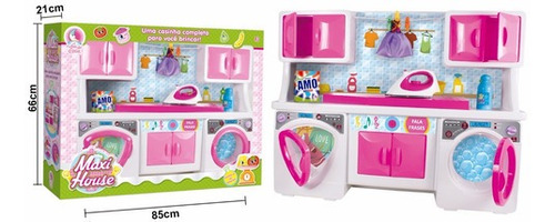 Brinquedo Maxi House Lavanderia 702 Lua De Cristal