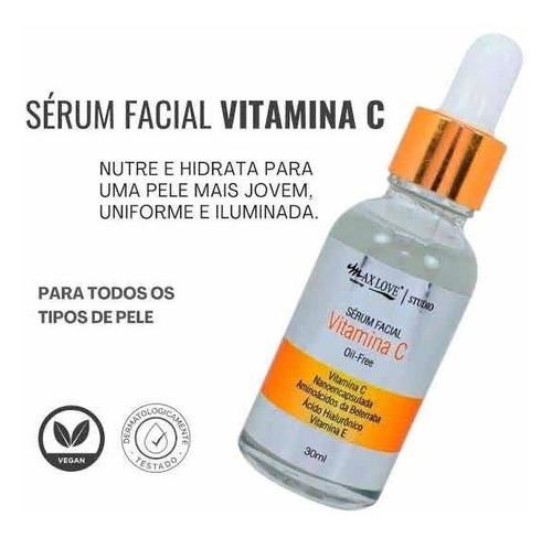 Imagem 4 de 6 de Serum Max Love Vitamina C E Acido Hialuronico