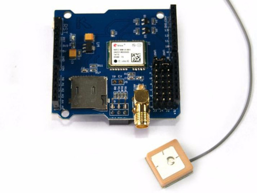 Gps Shield Neo-6m Ublox Con Antena Tx/rx Arduino