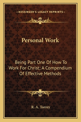 Libro Personal Work: Being Part One Of How To Work For Ch...