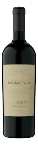 Pascual Toso vino tinto cabernet sauvignon 750ml