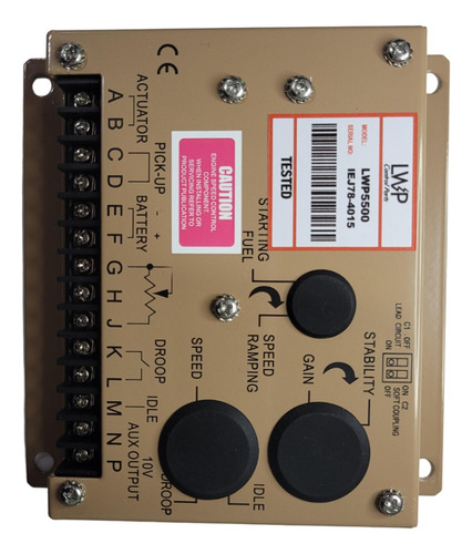 Controlador Regulador Velocidade Gac Esd5500e Gerador
