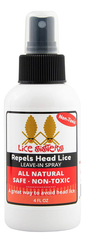 Lice Sisters Repel - Spray Para Prevenir Los Piojos - Trata.