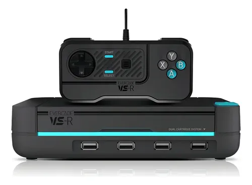 Evercade Vs-r Retro Gaming Console W/ Tomb Raider 1, 2 E 3 Cor