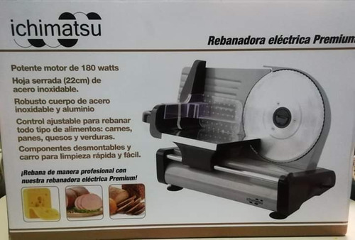 Maquina Cortadora Eléctrica Para Embutidos. Queso Jamón