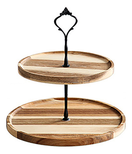 Soporte Para Postres De Madera, Ecológico, Simple