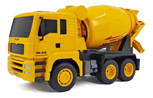 Hormigonera De Juguete Con Sonido Y Luz – Camión Mezclador A Escala 1:40, Ideal Para Niños De 3 A 6 Años, Vehículo De Construcción Con Movimiento Realista