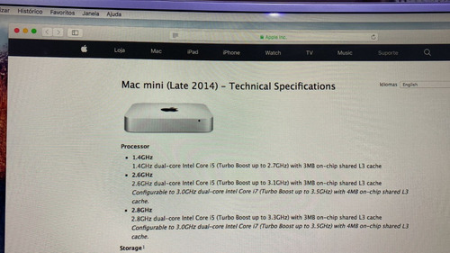 Imagem 6 de 6 de Mini Mac Core I5 2014
