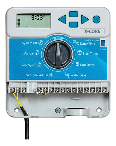 Controlador Programador Riego Hunter Xcore 6 6 Estaciones Color Blanco