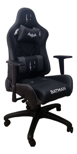 Silla Gamer T7a Batman Oficina Gerente Con Cojines