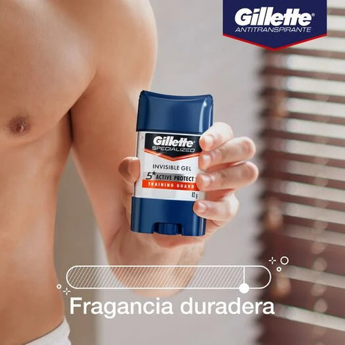 Desodorante Gillette Training Guard Gel X3 Unid
