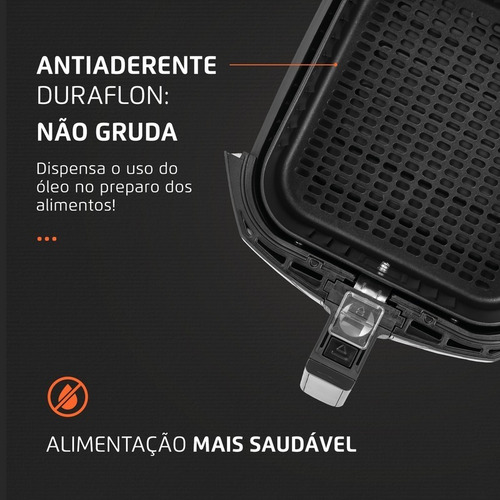 Fritadeira Sem Óleo Air Fryer Afn-40-bft 4l 1500w Mondial Cor Preto 110V