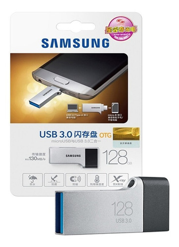 Memoria Usb Samsung Duo 128gb Usb Flash 3.0 2.0 Original