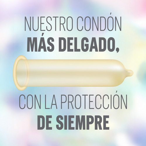 Sico® Invisible, Condones Extra Delgados, Caja De 3 Pzas