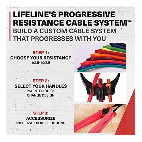 Cable De Resistencia Lifeline 5 Para Entrenamiento De Baja Y
