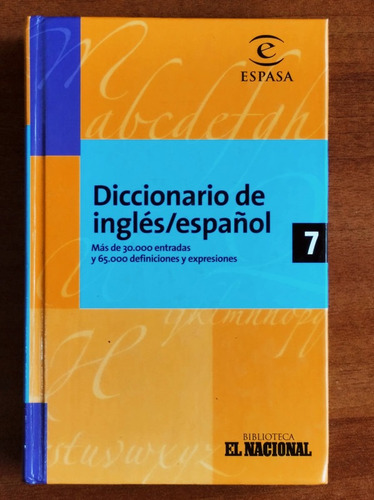 Diccionario De Inglés - Español / Espasa