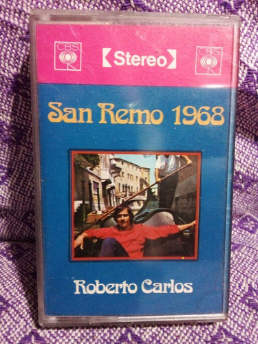 Fita K7 Roberto Carlos - San Remo 1968