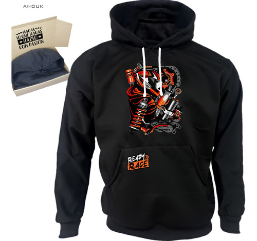 Buzo Hoodie Personalizado Saco Moteros Ktm Moto Unisex