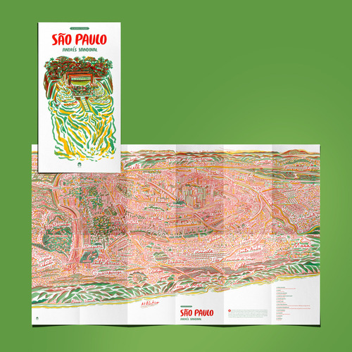 Sao Paulo: A Minha Cidade - 1ªed.(2021), De Andres Sandoval. Editora Amelì, Capa Dura, Edição 1 Em Português, 2021