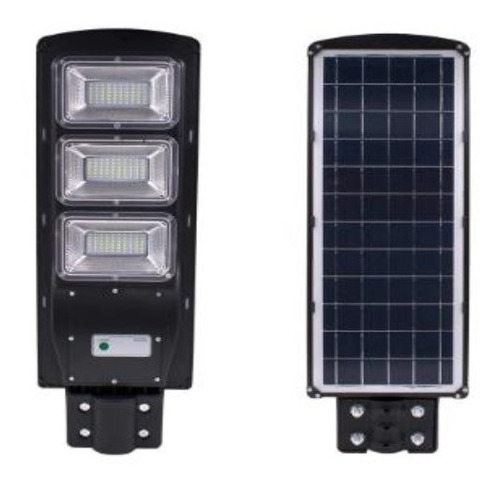 Foco Solar De Calle 90w Fria C/ Sensor Luz Y Mov  Sol_312