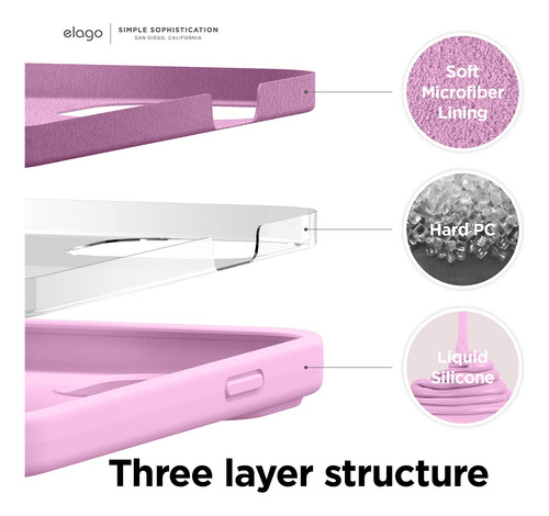 Case Elago Liquid Silicone Compatible With iPhone 13 Pro 6.1