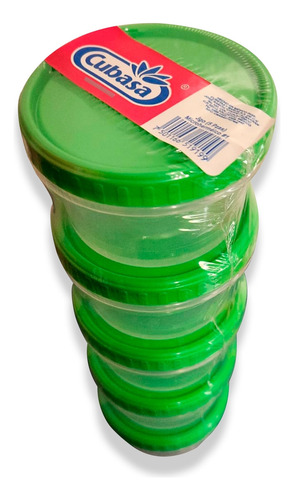 Ab Toper Micro Hermético Cubasa Plástico (pp) 140 Ml 5 Pzs