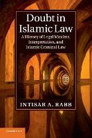 Libro Doubt In Islamic Law : A History Of Legal Maxims, I...