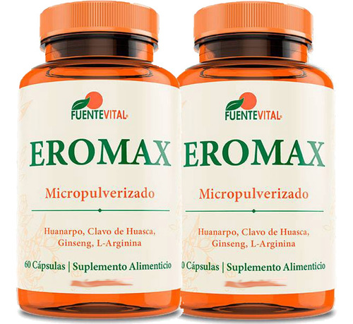 Pack Eromax Super Potenciador + Fuerza 120 Caps Envio Gratis