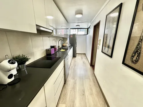Amoblado Amplio Departamento En Arriendo 3d+1d Servicio-4b+e