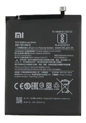 Batería Pila Xiaomi Redmi Note 7 / Note 7 Pro Bn4a