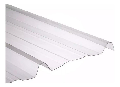 Policarbonato Trapezoidal 0,80 Mm Transparente 1.50 Mts