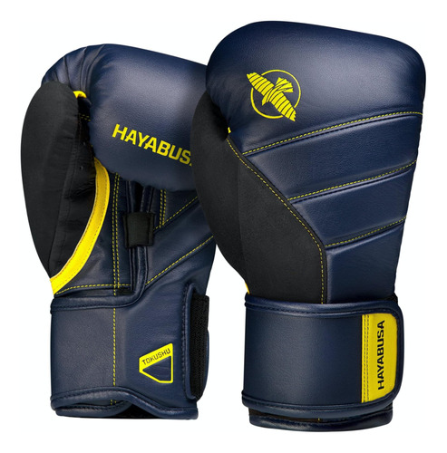 Guantes De Boxeo Hayabusa 10 Oz Azul Marino/amarillo