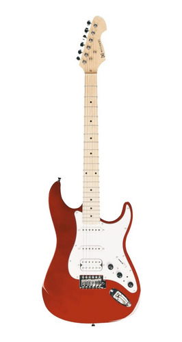 Guitarra Michael Strato Com Efeitos Gms250 Metallic Red Destro Metallic Red