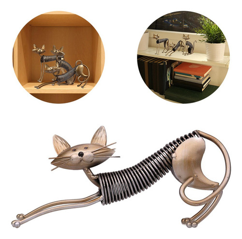 Estátua De Gato Figuras De Animais, Decoração Moderna,