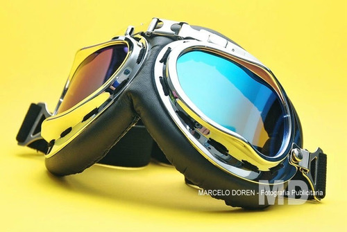 Antiparras Moto Scooter Lentes Vintage Flex Estilo Aviador !