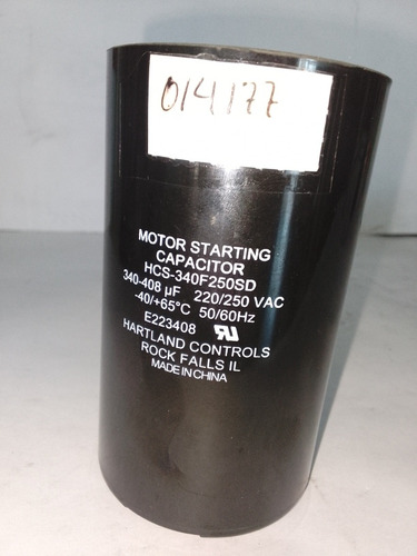 Capacitor De Arranque 340-408 Mfd 220v