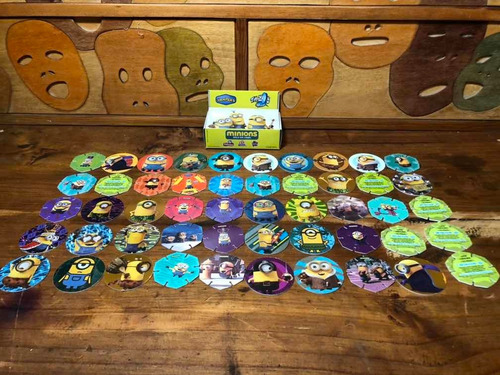 Tazos Minions La Película Caja Empleados Pepsico 50 Piezas