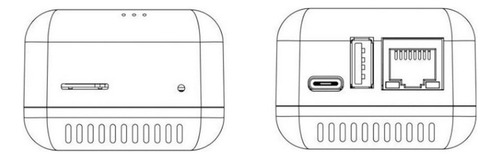 Shaoke Servidor De Impresión De Red Rj45 Inalámbrico