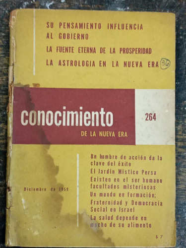 Conocimiento De La Nueva Era Nª 264 * Diciembre 1959 *