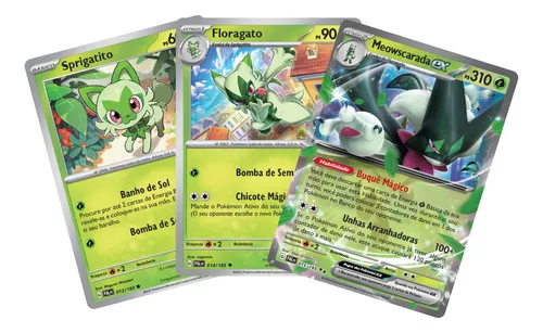 Carta Pokémon Meowscarada Ex Evoluções Em Paldea Original