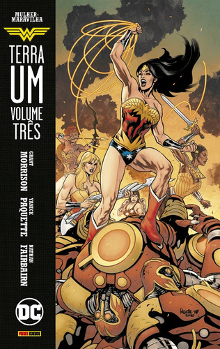Mulher-Maravilha: Terra Um vol.03, de Morisson, Grant. Editora Panini Brasil LTDA, capa dura em português, 2021