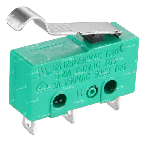 Micro Switch Kw4-3z-3 Final De Carrera 5a 250v Por Unidad Consulte Por Cantidad Leva Curva Elumiled