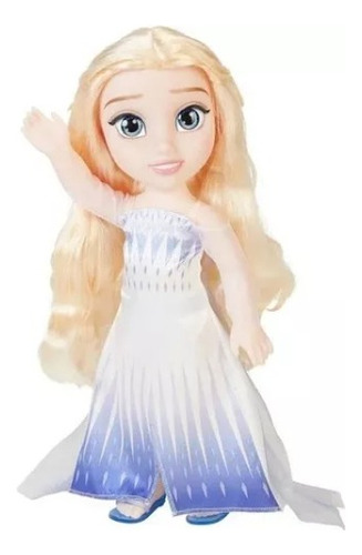 Muñeca Articulada Princesa Elsa Cantante Y Bruni Disney 32cm