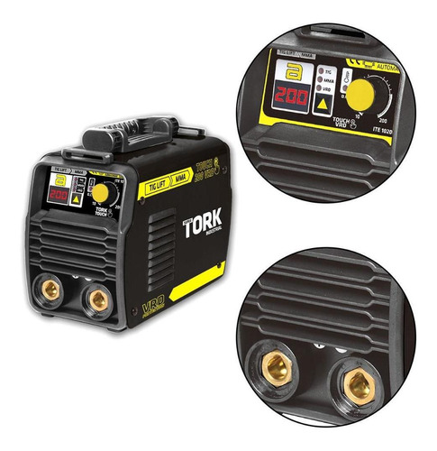 Imagem 5 de 7 de Máquina De Solda Inversora Tig Mma Touch 200 Amp Vrd Tork