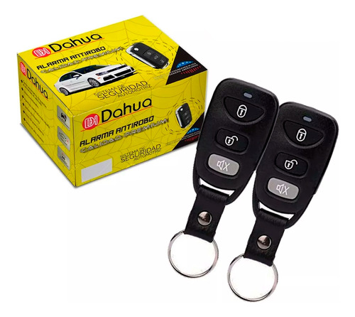 Alarma de Seguridad Antirrobo para coche Carro Universal con 2 controles Dahua Dal014